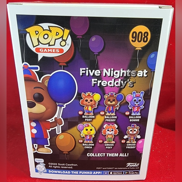 Balloon freddy funko # 908 (nib) - Picture 7 of 7